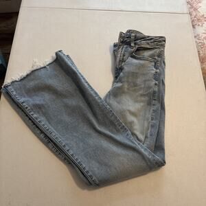 AMERICAN EAGLE 18 SUPER HIGH RISE FLARE NEXT LEVEL STRETCH WOMENS JEANS